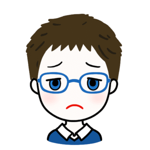 しょげるたぬきち